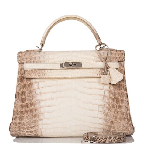 hermes kelly crocodile niloticus himalayan|Hermes niloticus kelly handbags.